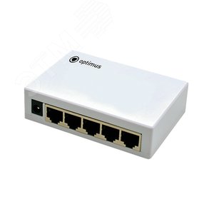 Изображение товара Коммутатор неуправляемый 5 портов RJ45 10 100 1000 Мб/с (шт)