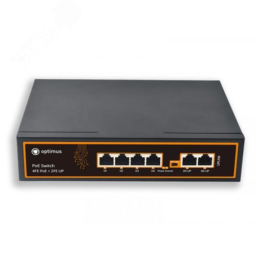 Изображение товара Комутатор неуправляемый PoE 4 порта с питанием 12-24 В (шт)