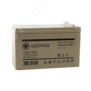 Аккумуляторная батарея Optimus AP-1207 7ач 12в