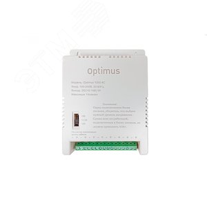 Изображение товара Блок питания 12В 5А Optimus 1250-8С (шт)