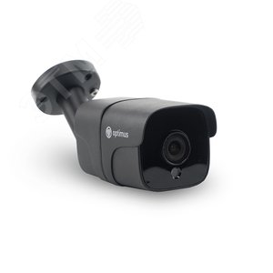 Видеокамера IP 4Мп цилиндрическая ИК-40м с PoE черный корпус (2.8мм) IP-E014.0(2.8)P_V.1 (b) Optimus CCTV