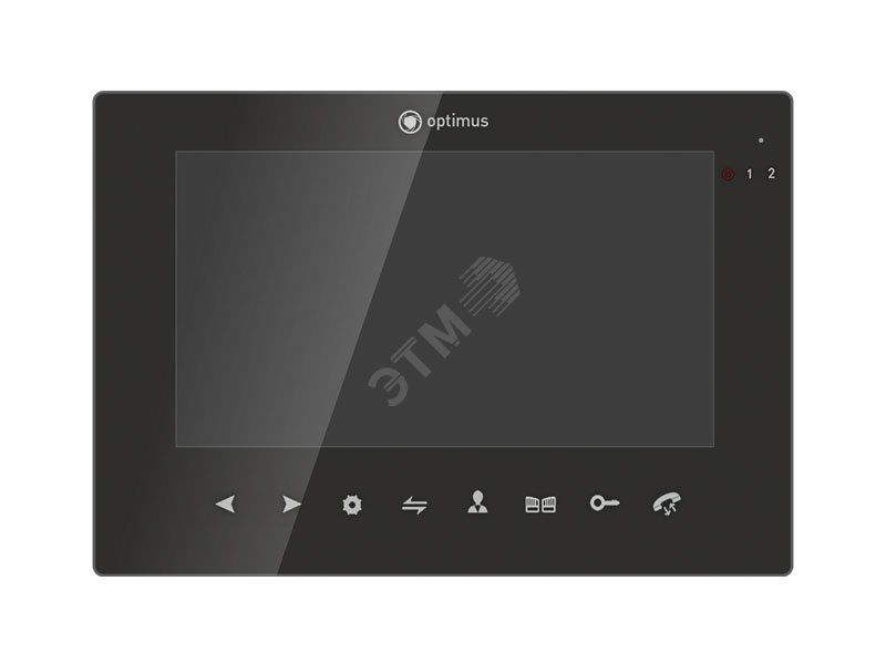 Видеодомофон AHD , цветной, 1024x600 VMH-7.1(black) Optimus CCTV