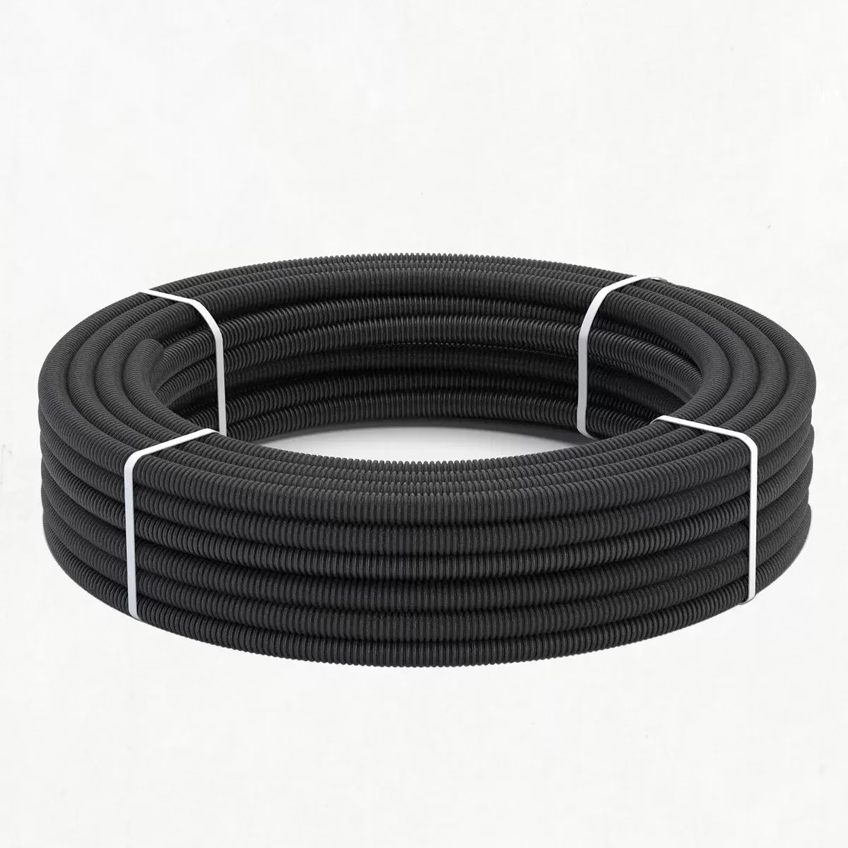 Труба гофрированная из нерж. стали SS304 PT 20А, черная, 5м