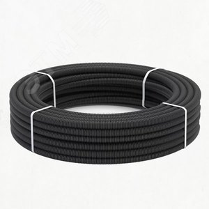 Изображение товара Труба гофрированная из нерж. стали SS304 PT 25А, черная, 5м (м)