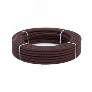 Изображение товара Труба гофрированная из нерж. стали SS304 PT 25А, коричневая, 5м (м)