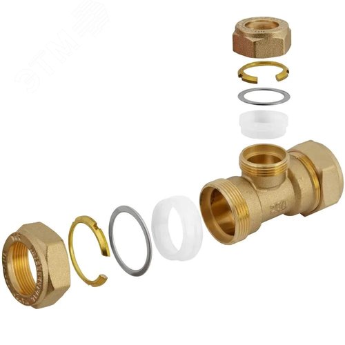 Тройник (M) 15х1/2х15 EF - фото 5