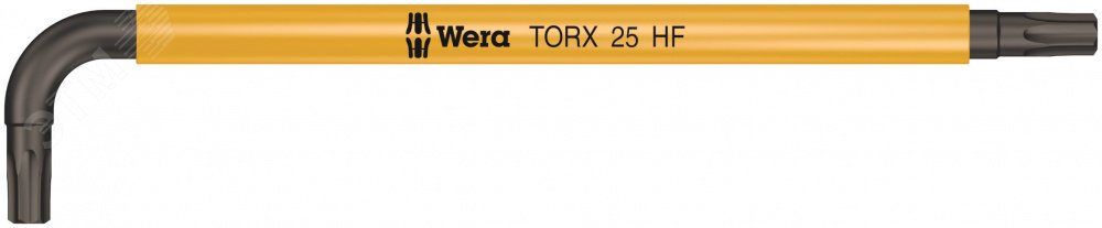 Ключ Г-образный 967 SL TORX HF Multicolour с функцией фиксации крепежа TX 25 x 104 мм WE-024175 Wera