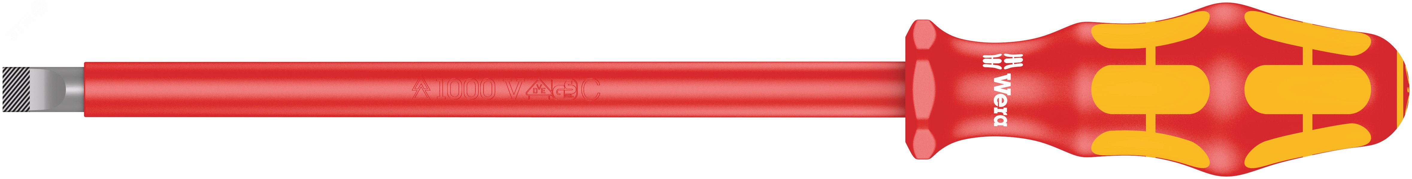 Изображение товара Отвертка диэлектрическая шлицевая 160 i SL VDE 1.6X10X200 мм (шт)