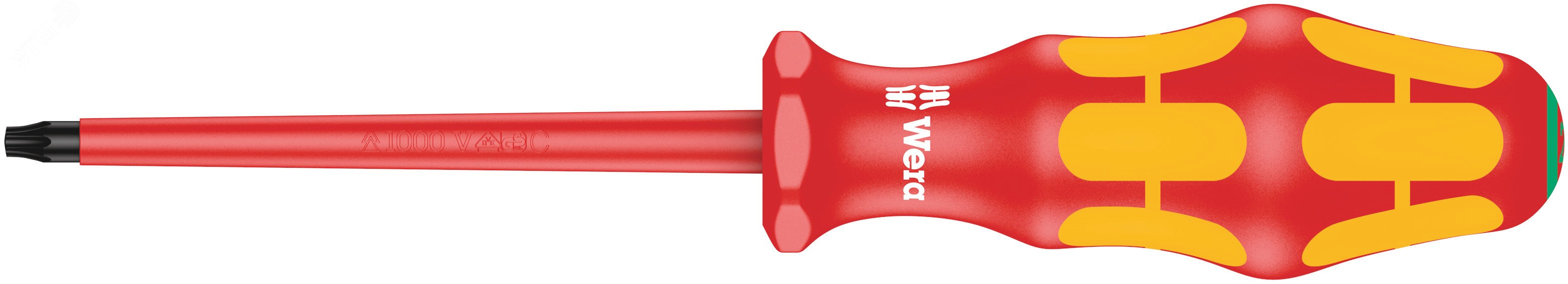 Изображение товара Отвертка диэлектрическая Wera 167 i TORX VDE TX 27X100 мм