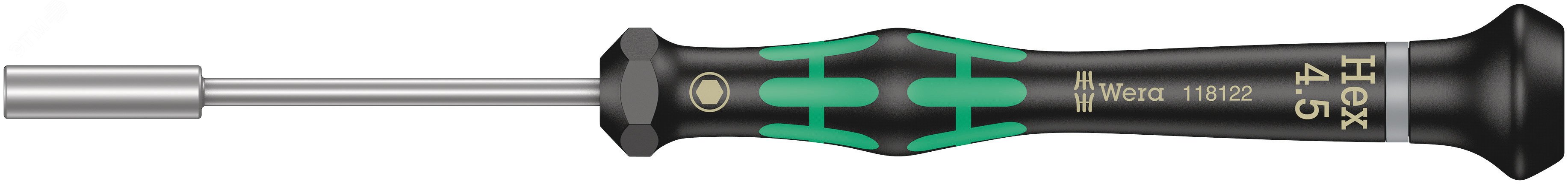 Изображение товара Отвертка торцевая Wera Micro 4.5X60 мм для прецизионных работ