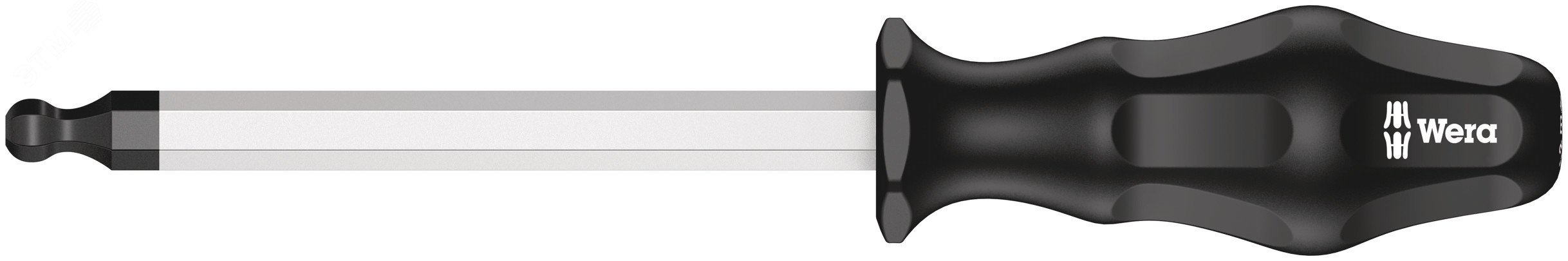 Изображение товара Шестигранная отвертка с шаровидным наконечником 12X150 мм Wera Чехия