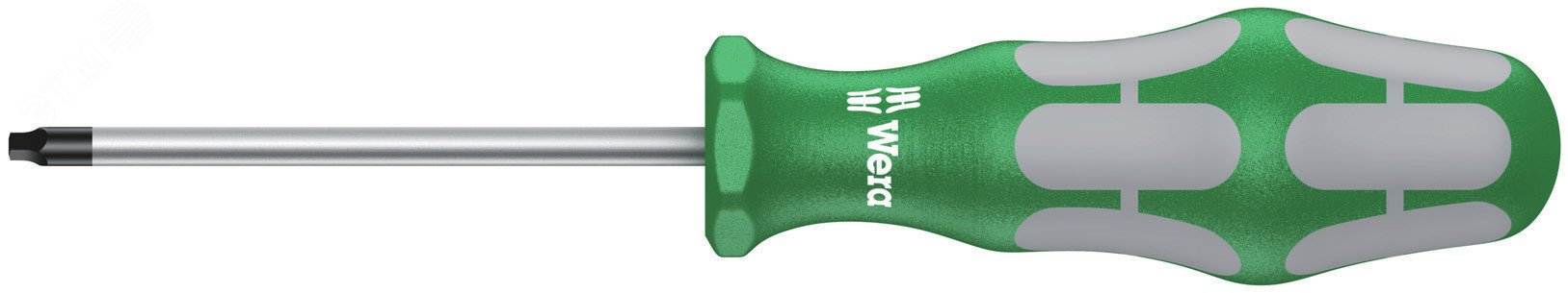 Изображение товара Отвертка Wera 368 Robertson 1X80 мм с системой цветовой маркировки и защитой от коррозии