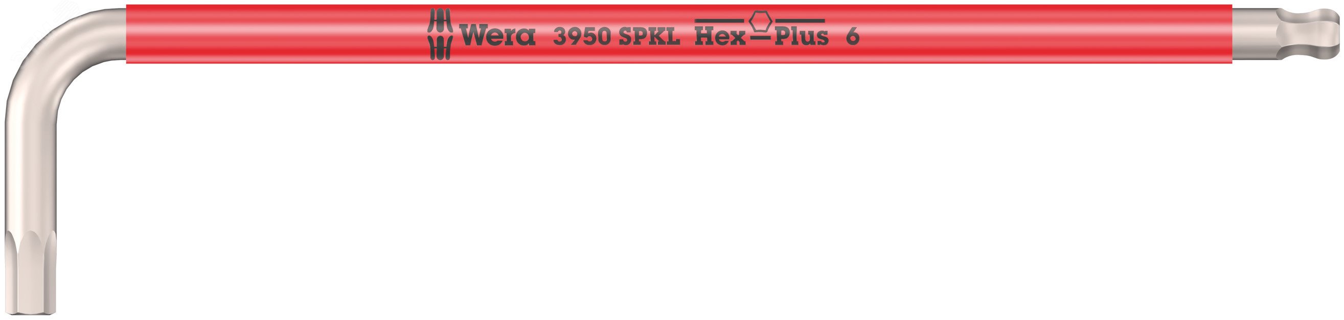 Изображение товара Ключ Г-образный 3950 SPKL Multicolour нержавеющая сталь с шаром 6X172 мм (шт)