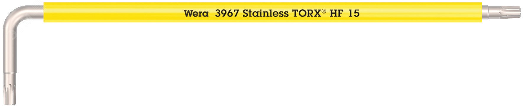 Изображение товара Ключ Г-образный с функцией фиксации крепежа 3967 SXL HF TORX Multicolour удлиненный нержавеющая сталь TX 15X123 мм (шт)