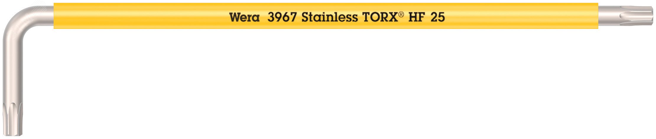 Изображение товара Ключ Г-образный с функцией фиксации крепежа 3967 SXL HF TORX Multicolour удлиненный нержавеющая сталь TX 25X154 мм (шт)