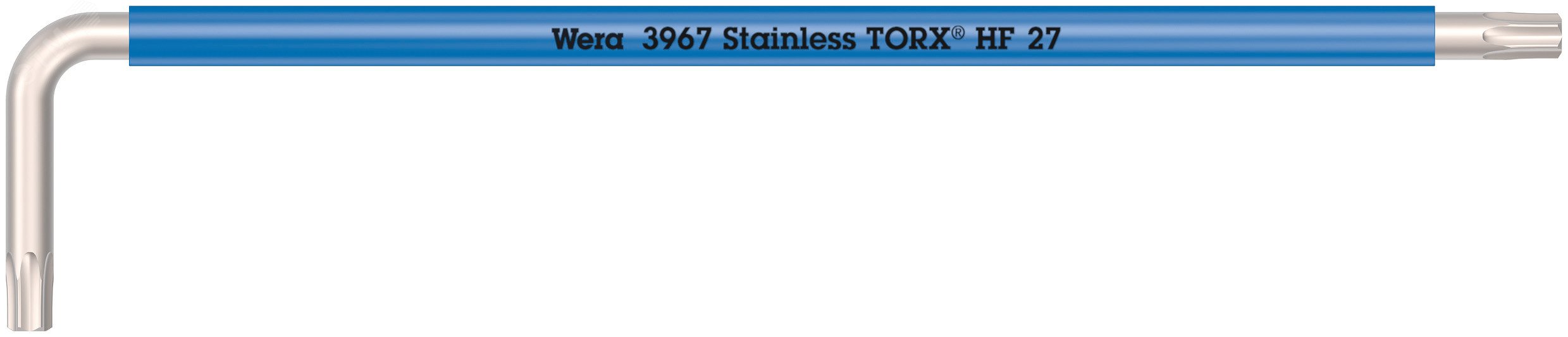 Изображение товара Ключ Г-образный с функцией фиксации крепежа 3967 SXL HF TORX Multicolour удлиненный нержавеющая сталь TX 27X172 мм (шт)