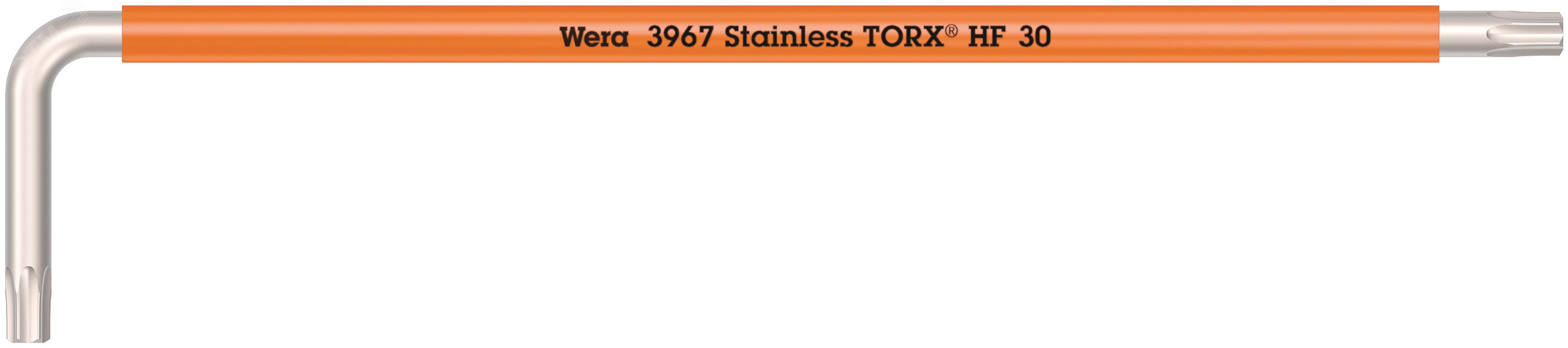 Изображение товара Ключ Г-образный с функцией фиксации крепежа 3967 SXL HF TORX Multicolour удлиненный нержавеющая сталь TX 30X195 мм (шт)