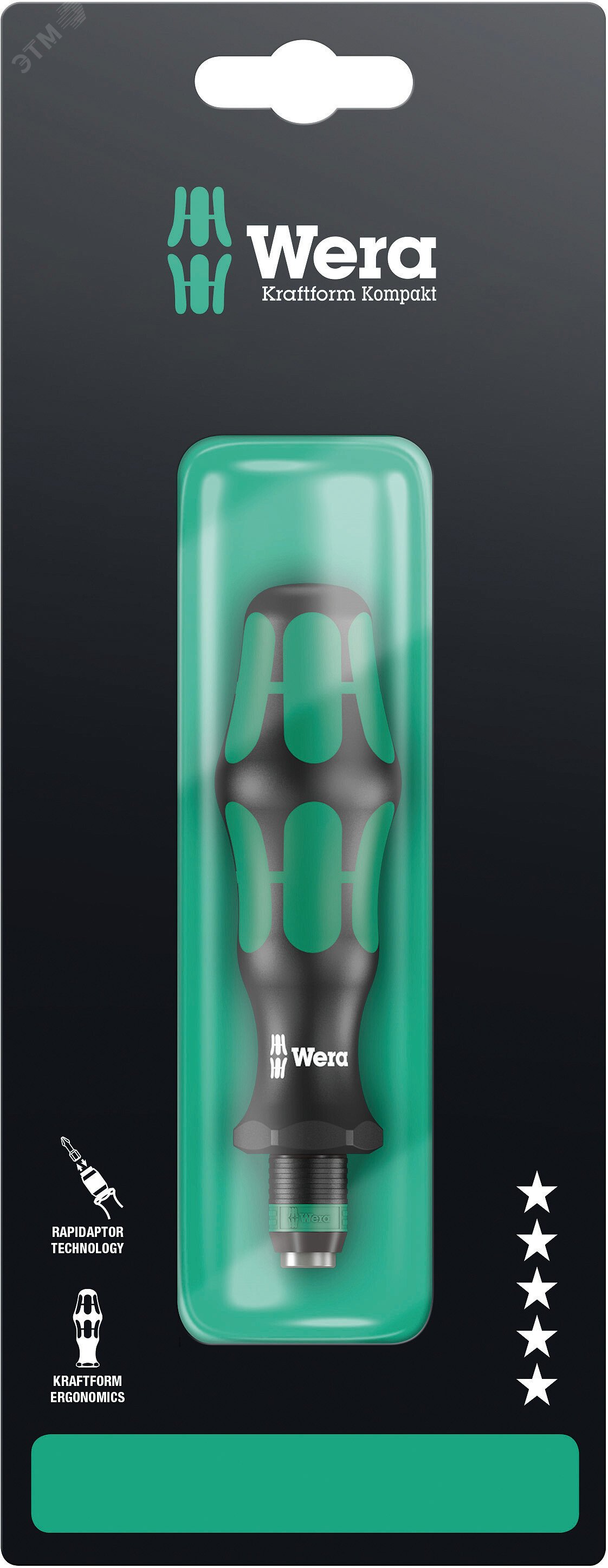 Изображение товара Рукоятка-держатель 816 R с быстрозажимным патроном Rapidaptor для бит 1/4