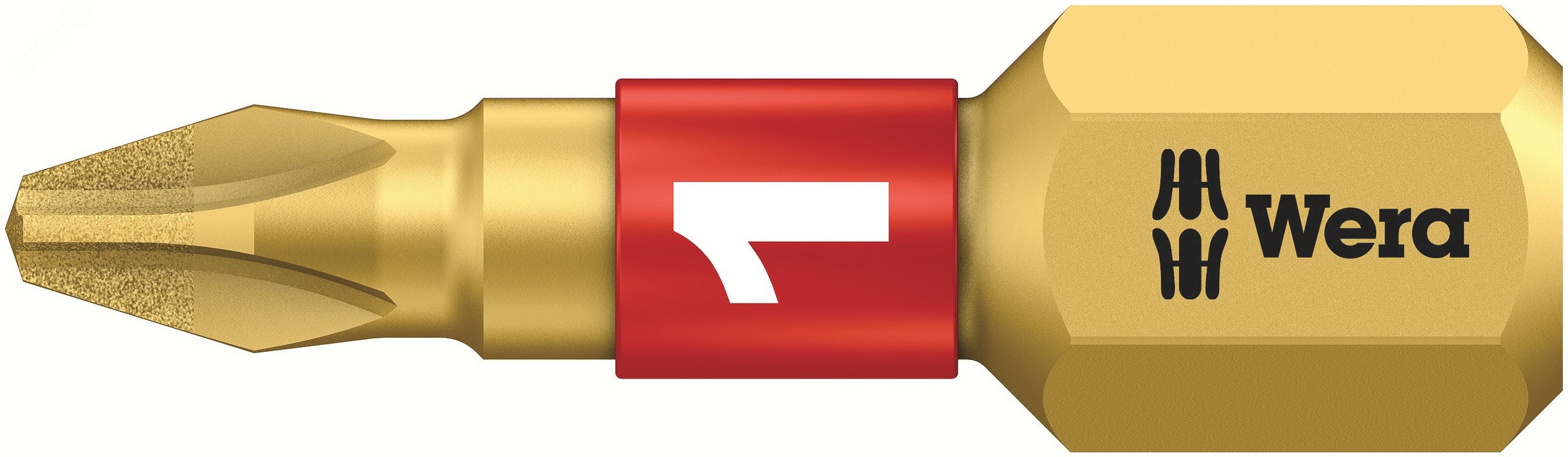 Изображение товара Бита биторсионная Phillips с алмазным покрытием H6, 25мм, 1/4 дюйма Wera