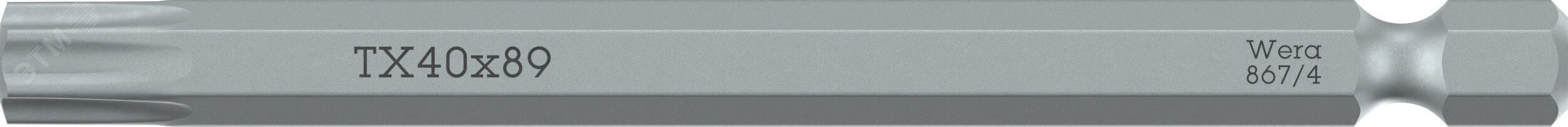 Изображение товара Бита 867/4 Z TORX Wera длина 89 мм тип T8