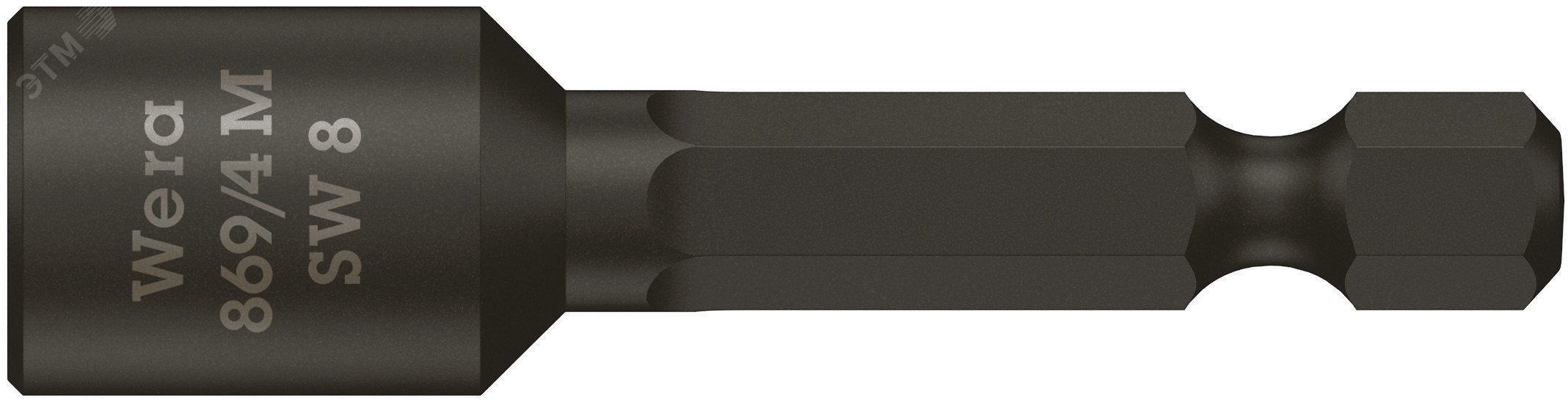 Изображение товара Головка торцевая 869/4 M с магнитом 1/4'' 50 мм Wera cz