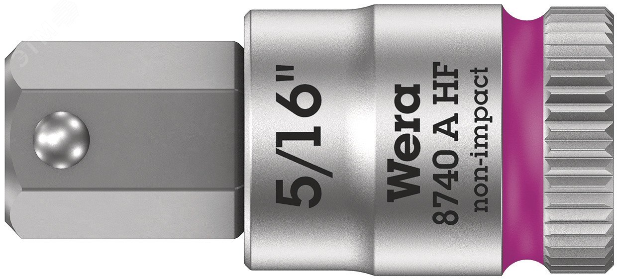 Изображение товара Головка торцевая 8740 A Hex-Plus HF Zyklop со вставкой под внутренний шестигранник DR 1/4 с функцией фиксации крепежа 5/16X28 мм (шт) Изображение товара Головка торцевая 8740 A Hex-Plus HF Zyklop со вставкой под внутренний шестигранник DR 1/4 с функцией фиксации крепежа 5/16X28 мм (шт)
