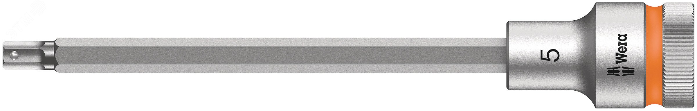 Изображение товара Головка торцевая Wera 8740 C Hex-Plus HF Zyklop DR 1/2 с фиксацией 5X140 мм