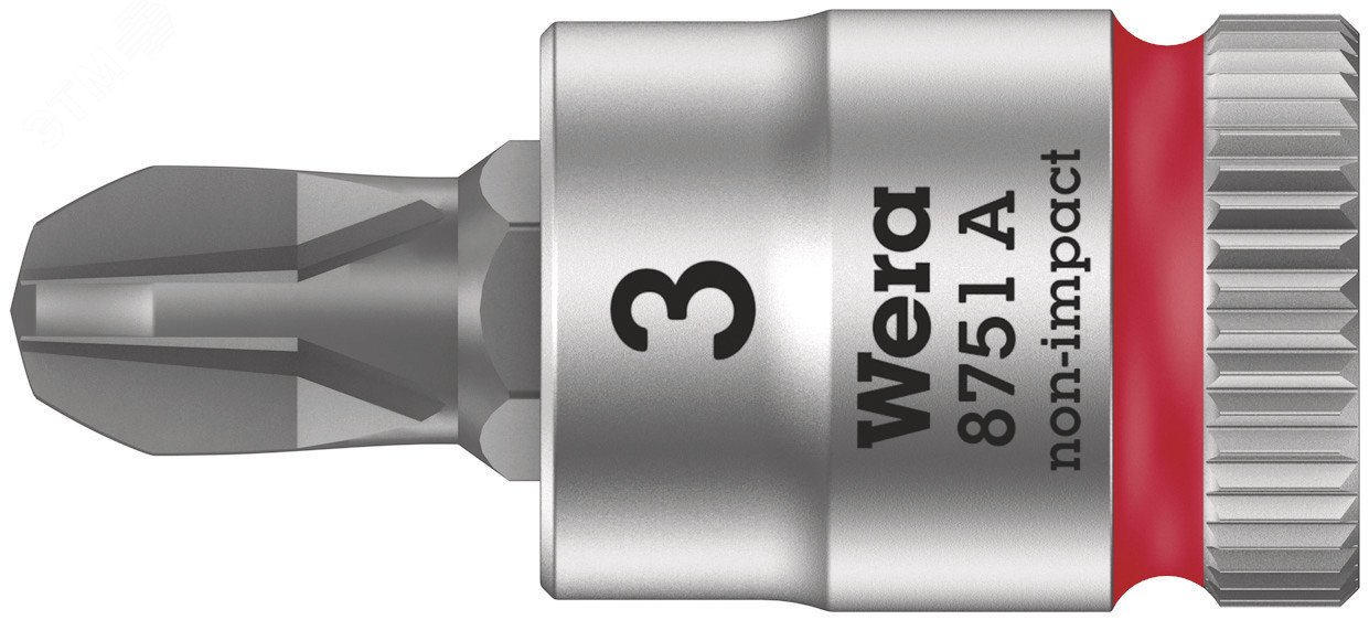 Изображение товара Головка торцевая Wera Zyklop PH 3X28 мм для винтов Phillips
