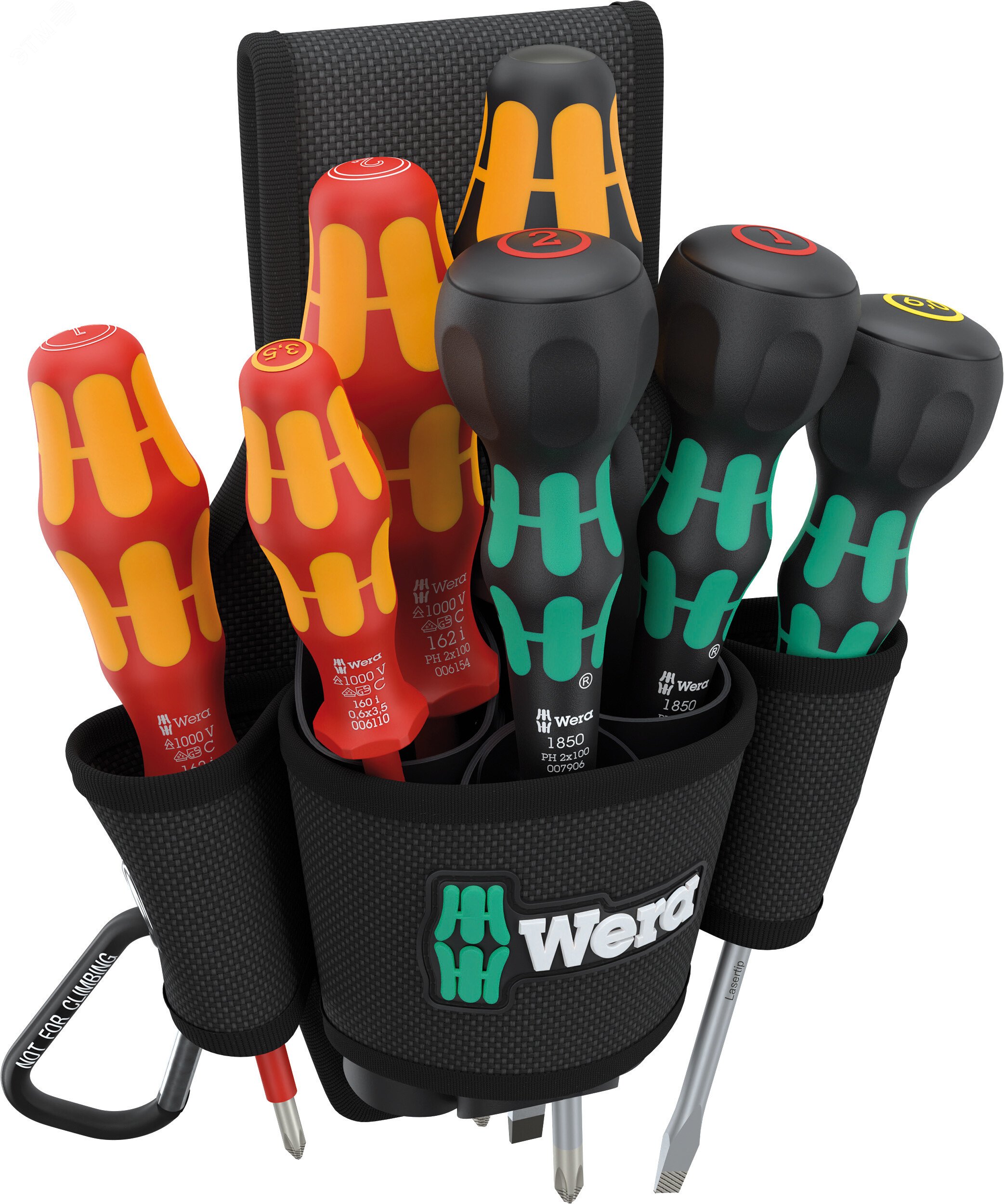 Изображение товара Профессиональный набор отверток Kraftform Wera 8 шт с диэлектрическим покрытием