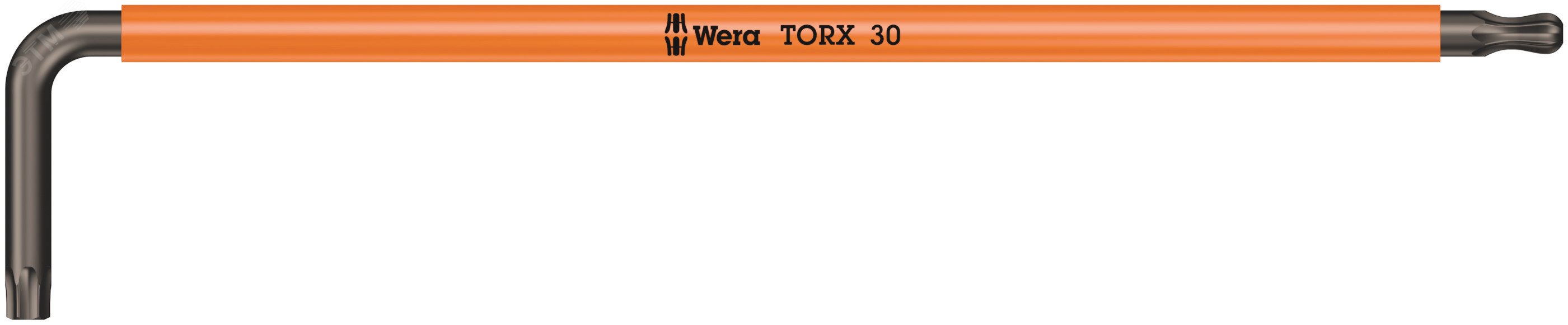 Изображение товара Ключ Г-образный 967 SPKXL TORX Multicolour удлиненный с шаром TX 30X195 мм (шт)