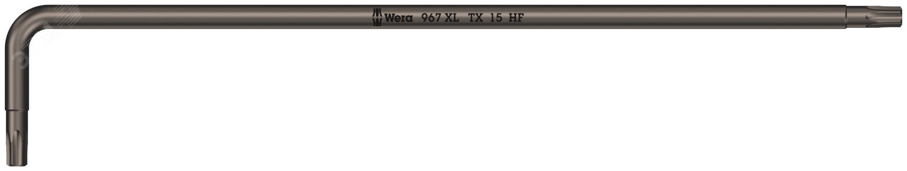 Изображение товара Ключ Г-образный 967 XL HF TORX с функцией фиксации крепежа удлиненный TX 15X123 мм (шт)