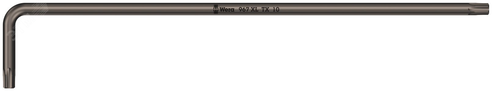 Изображение товара Ключ Г-образный 967 XL TORX удлиненный TX 10X112 мм (шт)
