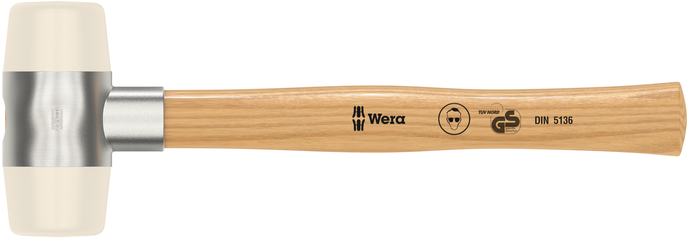 Киянка со сменными бойками из нейлона #7 диаметр головы 61 мм длина головы 131 мм длина 380 мм боек сверхтвердый