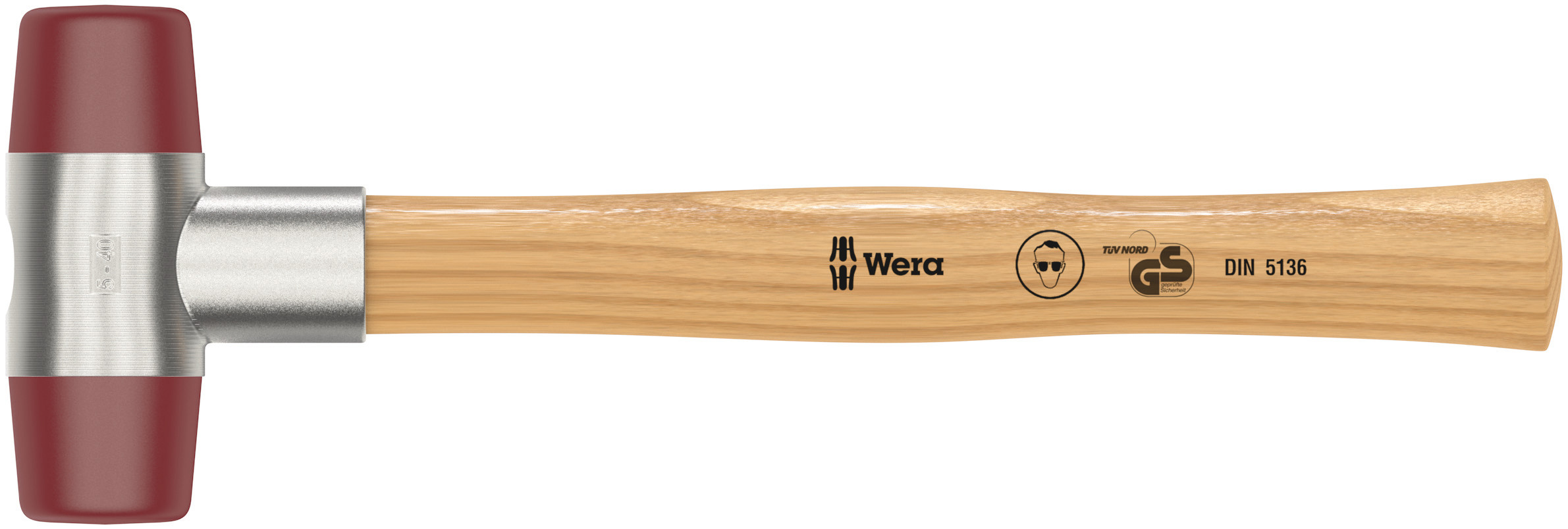 Киянка со сменными бойками из полиуретана #5 диаметр головы 41 мм длина головы 108 мм длина 320 мм боек средней твердости