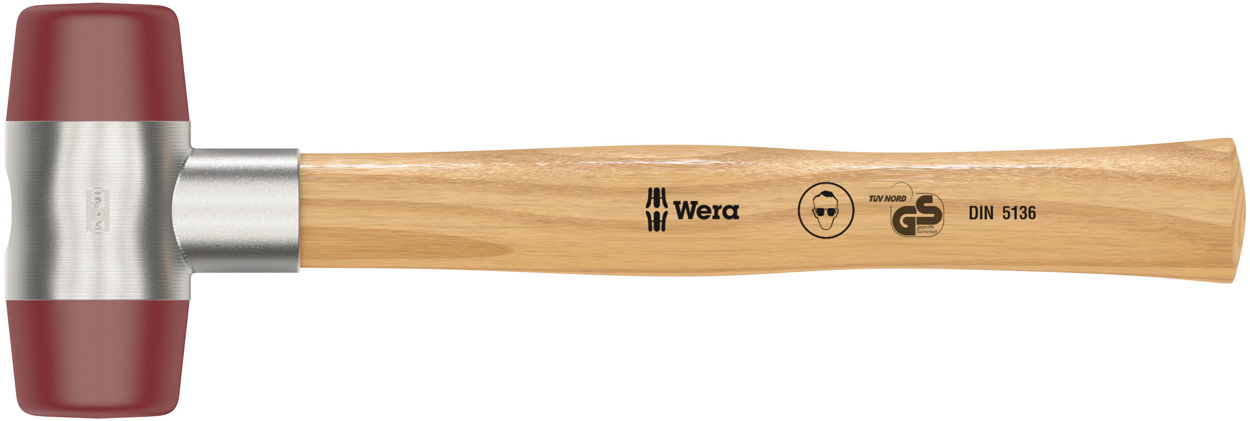 Киянка со сменными бойками из полиуретана #6 диаметр головы 51 мм длина головы 117 мм длина 340 мм боек средней твердости