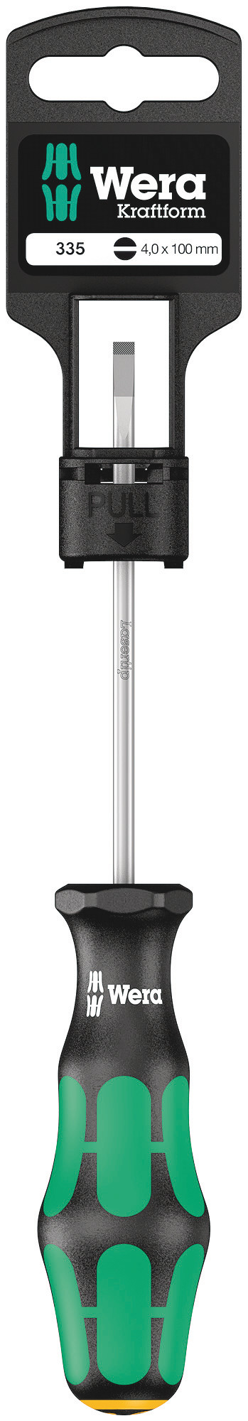 Отвертка шлицевая 335 SB SL 0.6X3.5X100 мм с держателем-еврослот