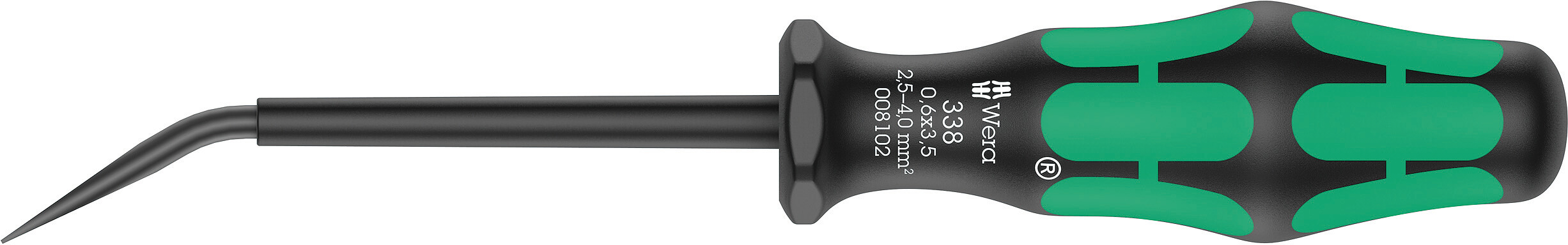 Инструмент для клеммных колодок, 2.5 - 4.0 мм2, 0.6 мм x 3.5 мм x 81 мм, для пружинных зажимов в распределительной коробке, 338