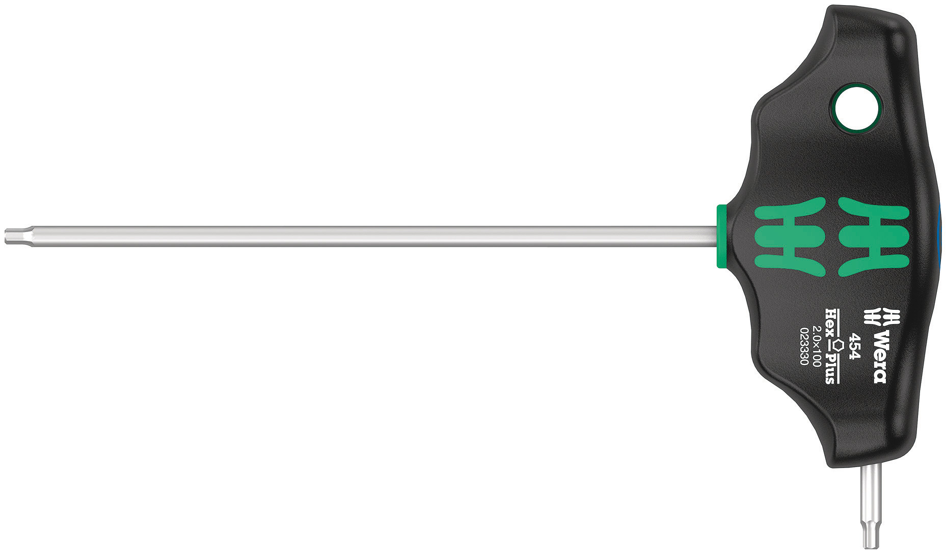 Отвёртка шестигранная 454 Hex-Plus с Т-образной рукояткой 2X100 мм с дополнительным коротким рабочим концом