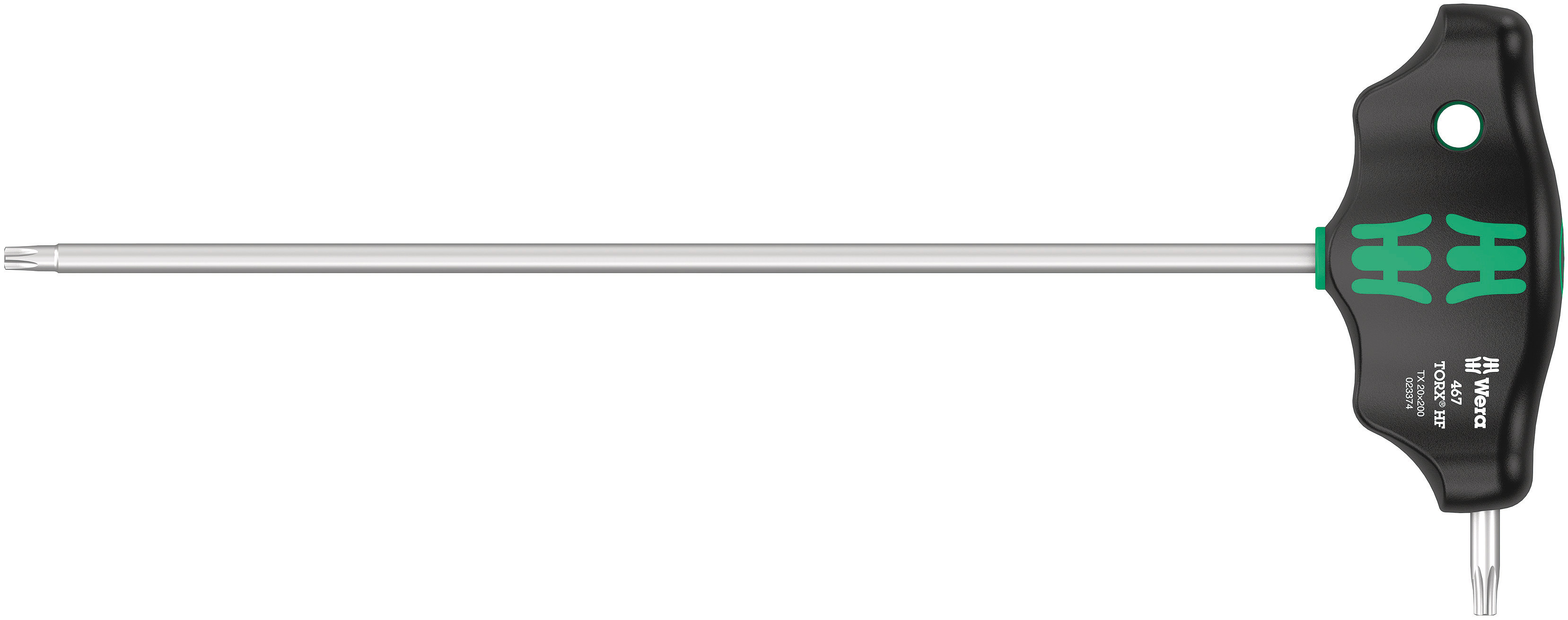 Отвёртка с Т-образной рукояткой 467 TORX HF с функцией фиксации крепежа TX 20X200 мм
