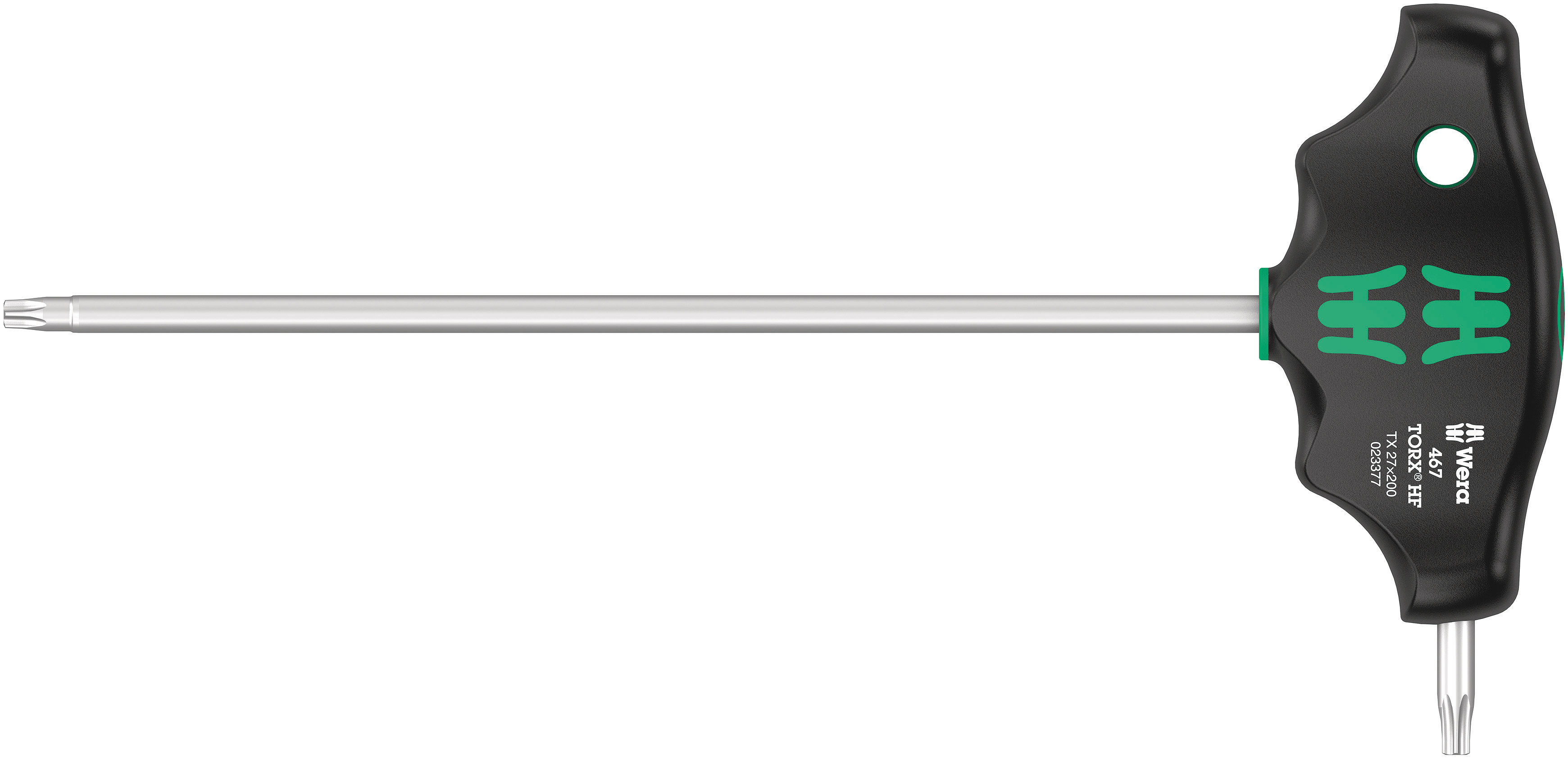 Отвёртка с Т-образной рукояткой 467 TORX HF с функцией фиксации крепежа TX 27X200 мм