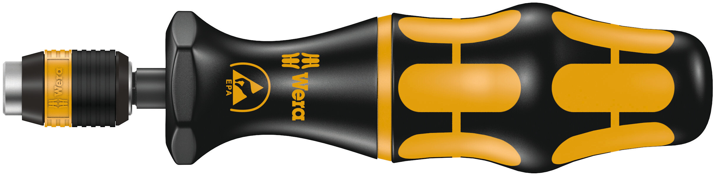 Отвёртка-битодержатель динамометрическая антистатическая, 0.3 Нм, для серийных операций, ESD Pre-Set Kraftform, 1/4'' D6.3/F6.3''