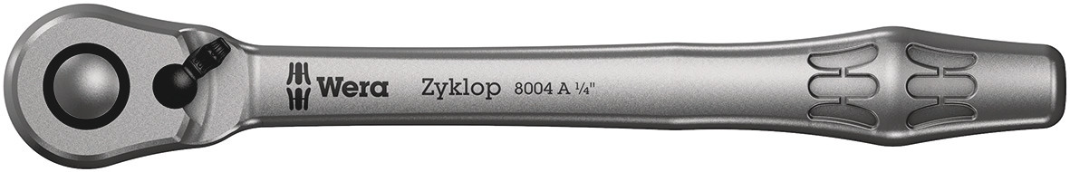 Трещотка 8004 A Zyklop Metal Switch с реверсом привод 1/4 1/4X141 мм
