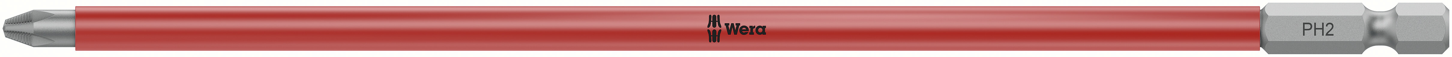 Бита853/4 ACR SL PH. вязкая твёрдость пластиковая оболочка магнит насечки Anti Cam-Out Ribs против выскальзывания хвостовик шестигранный 1/4 E 6.3 PH 2X200 мм