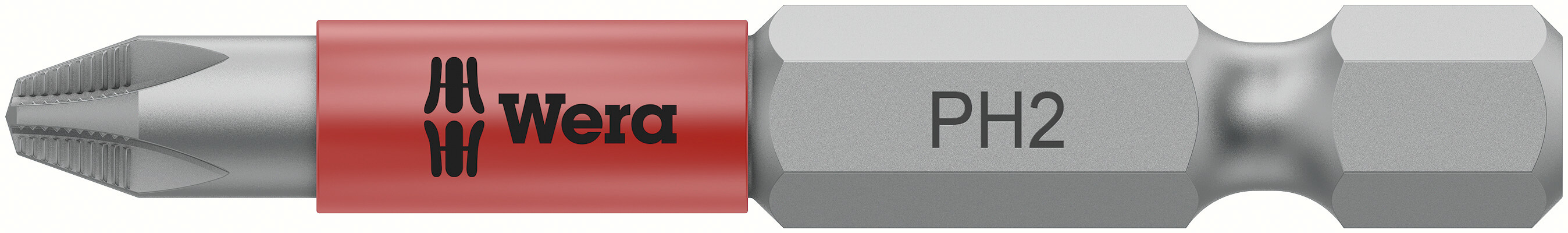 Бита 853/4 ACR SL PH вязкая твёрдость пластиковая оболочка магнит насечки Anti Cam-Out Ribs против выскальзывания хвостовик шестигранный 1/4 E 6.3 PH 2X50 мм