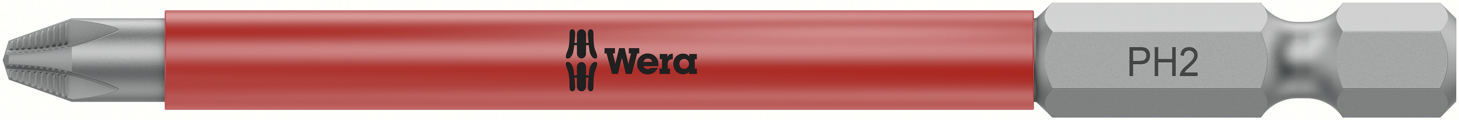 Бита 853/4 ACR SL PH вязкая твёрдость пластиковая оболочка магнит насечки Anti Cam-Out Ribs против выскальзывания хвостовик шестигранный 1/4 E 6.3 PH 2X90 мм