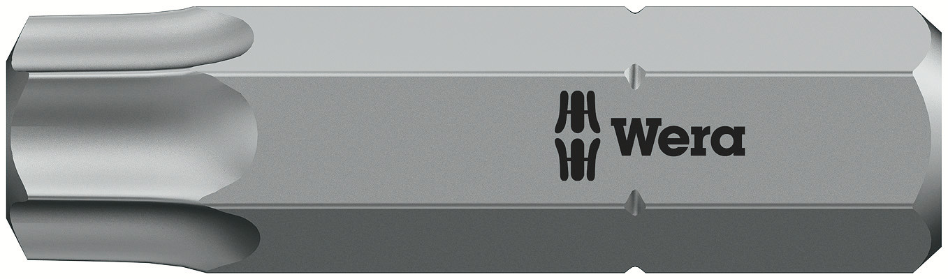 Бита 867/1 Z TORX BO с отверстием под штифт вязкая твердость хвостовик 1/4 C 6.3 TX 40X25 мм