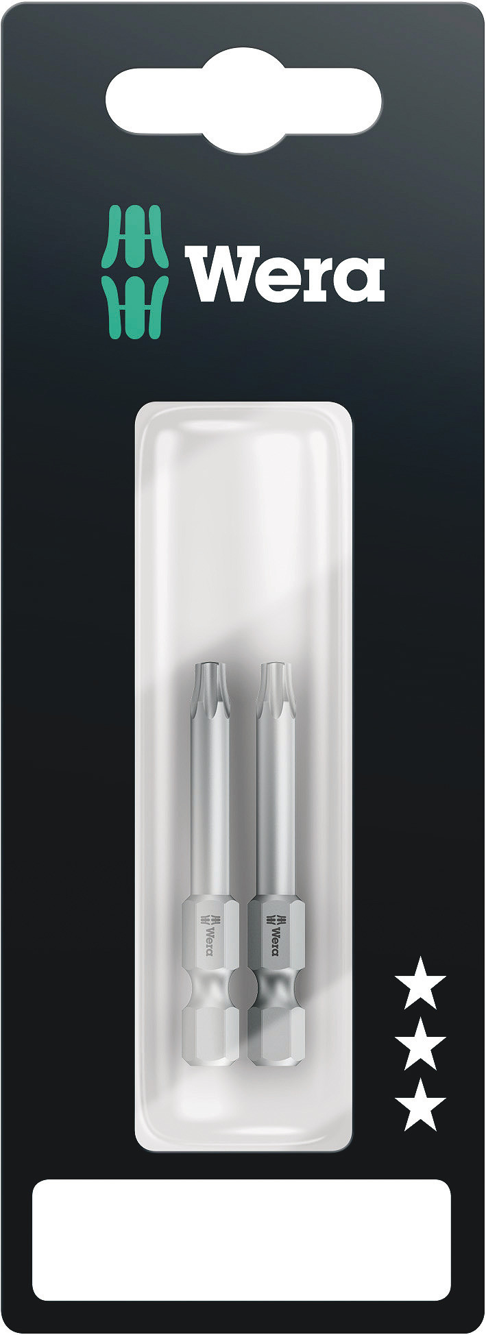 Бита 867/4 Z TORX SB вязкая твёрдость хвостовик шестигранный 1/4 E 6.3 TX 20X50 мм 2 шт с держателем-еврослот для подвеса