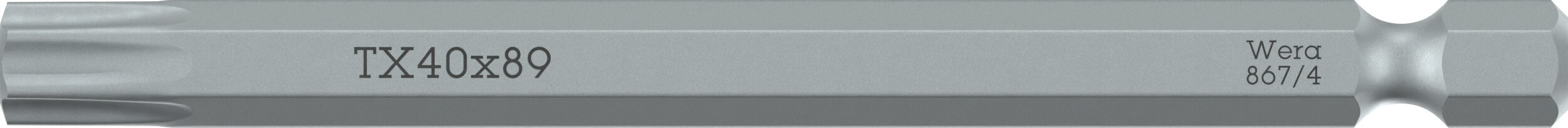 Бита 867/4 Z TORX вязкая твердость хвостовик 1/4 E 6.3 TX 6X89 мм