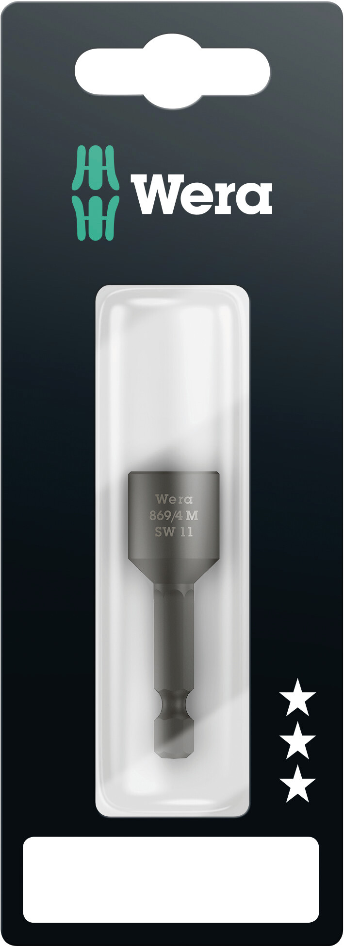 Головка торцевая 869/4 M SB с магнитом хвостовик 1/4 E 6.3 11X50 мм с держателем-еврослот