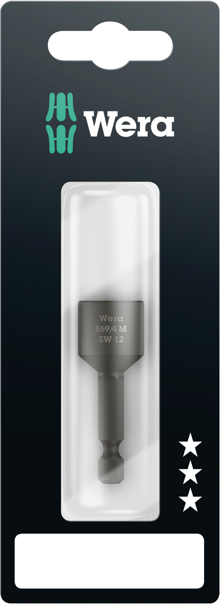 Головка торцевая 869/4 M SB с магнитом хвостовик 1/4 E 6.3 12X50 мм с держателем-еврослот